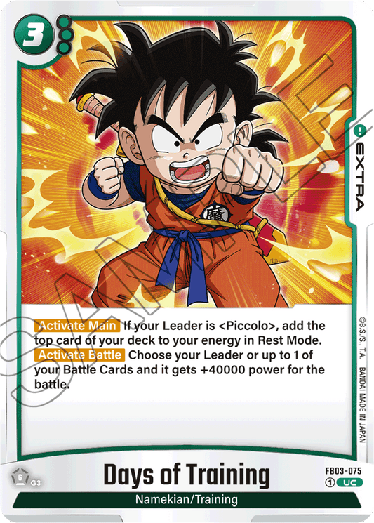 Days of Training - Raging Roar - Uncommon - FB03-075