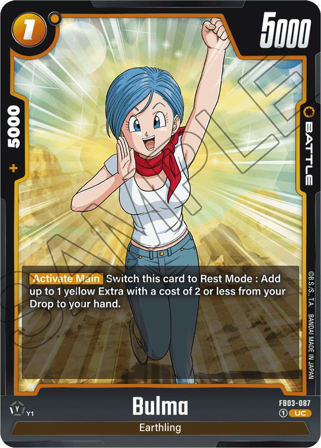 Bulma - FB03-087 - Raging Roar - Uncommon - FB03-087
