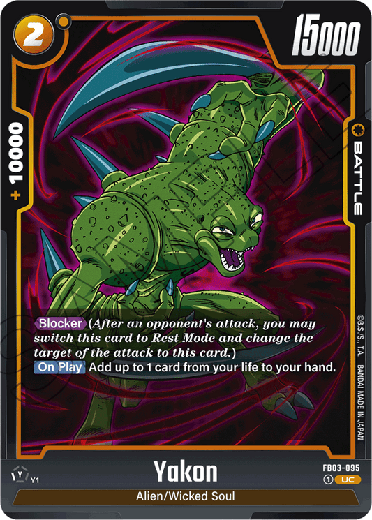 Yakon - Raging Roar - Uncommon - FB03-095