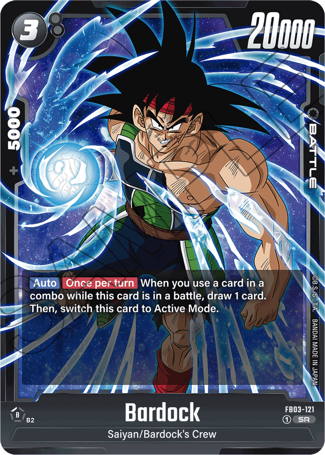 Bardock - Raging Roar - Super Rare - FB03-121