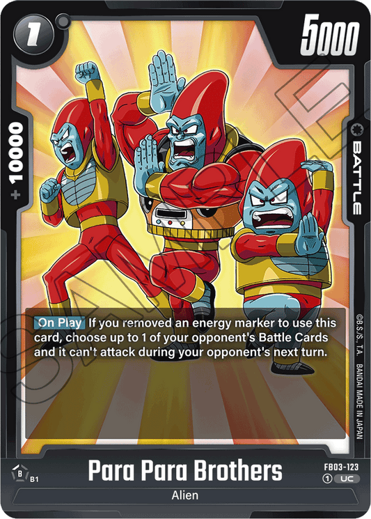 Para Para Brothers - Raging Roar - Uncommon - FB03-123