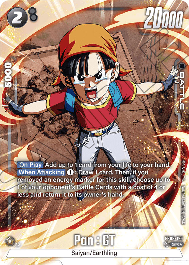 Pan : GT - FB03-125 (Alternate Art) - Raging Roar - Super Rare - FB03-125