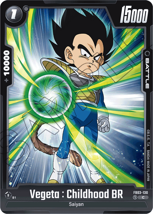 Vegeta : Childhood BR - Raging Roar - Common - FB03-130