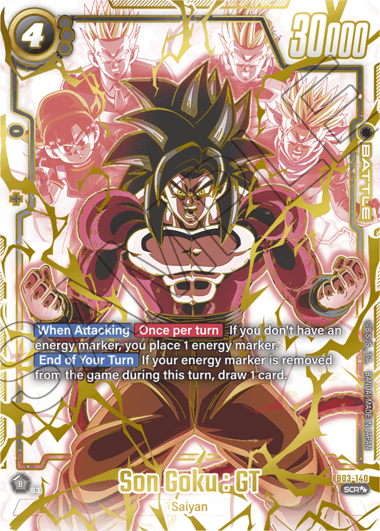 Son Goku : GT - FB03-140 (Super Alternate Art) - Raging Roar - Secret Rare - FB03-140