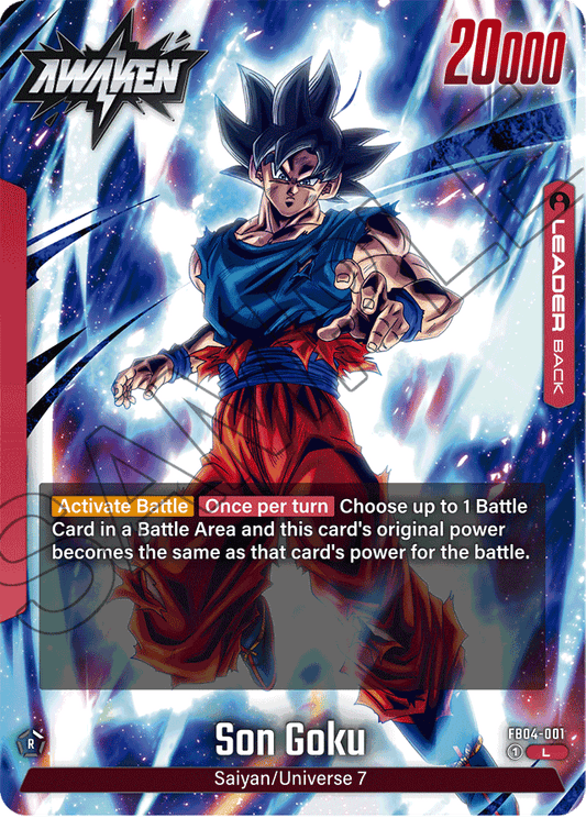 Son Goku - FB04-001 - Ultra Limit - Leader - FB04-001