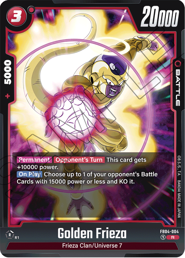 Golden Frieza - Ultra Limit - Rare - FB04-004