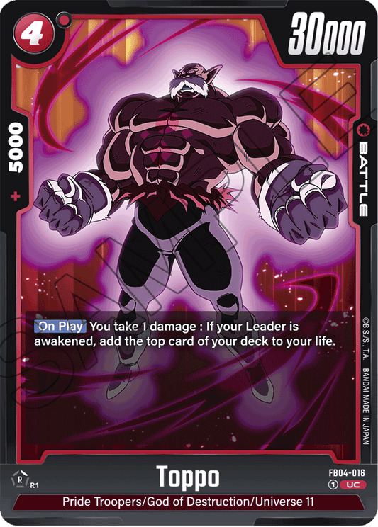 Toppo - Ultra Limit - Uncommon - FB04-016