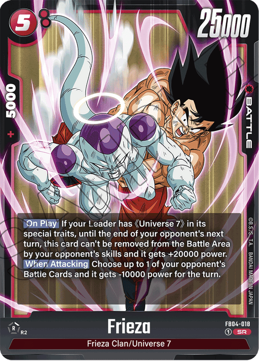 Frieza - Ultra Limit - Super Rare - FB04-018