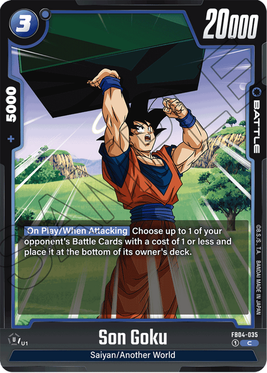 Son Goku - FB04-035 - Ultra Limit - Common - FB04-035