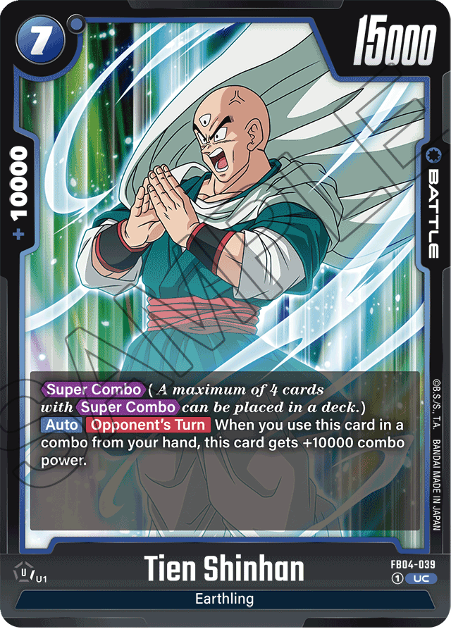 Tien Shinhan - FB04-039 - Ultra Limit - Uncommon - FB04-039