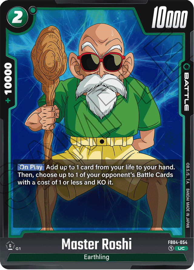 Master Roshi - Ultra Limit - Uncommon - FB04-054