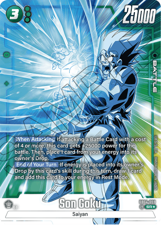 Son Goku - FB04-059 (Alternate Art) - Ultra Limit - Super Rare - FB04-059