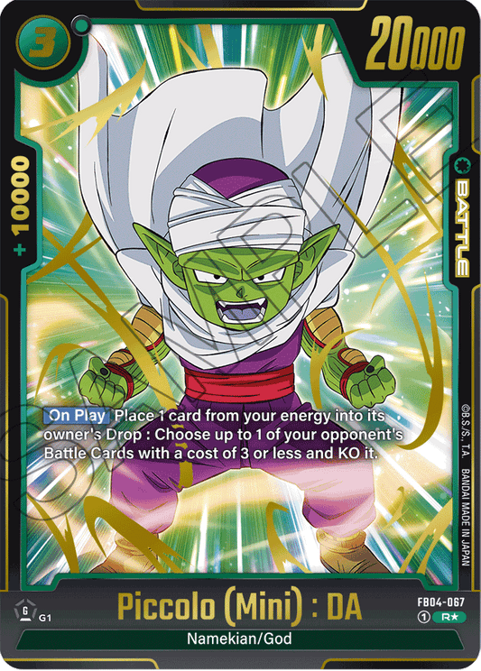 Piccolo (Mini) : DA (Alternate Art) - Ultra Limit - Rare - FB04-067