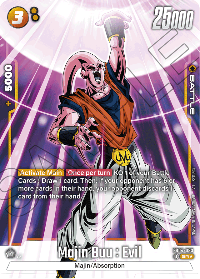 Majin Buu : Evil - FB04-093 (Alternate Art) - Ultra Limit - Super Rare - FB04-093