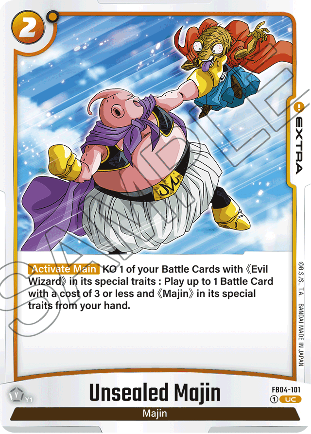 Unsealed Majin - Ultra Limit - Uncommon - FB04-101