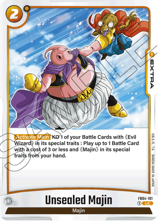 Unsealed Majin - Ultra Limit - Uncommon - FB04-101