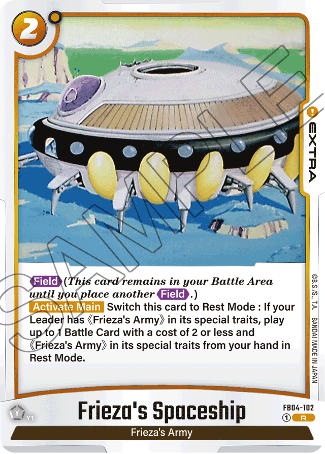 Frieza's Spaceship - Ultra Limit - Rare - FB04-102