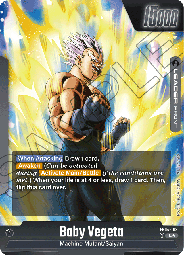 Baby Vegeta // Super Baby 2 (Alternate Art) - Ultra Limit - Leader - FB04-103