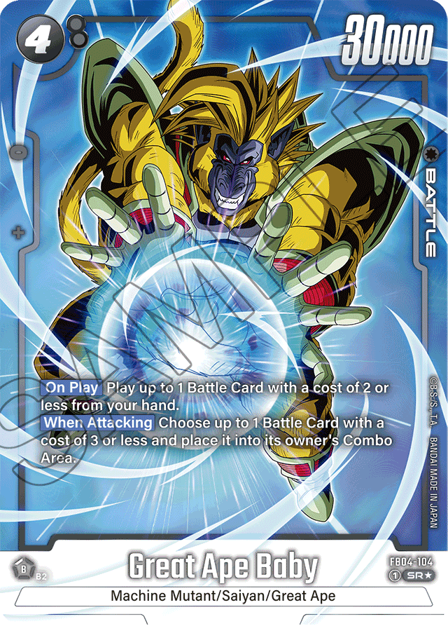 Great Ape Baby (Alternate Art) - Ultra Limit - Super Rare - FB04-104