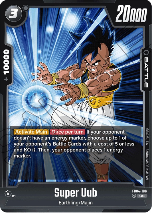 Super Uub - Ultra Limit - Uncommon - FB04-106