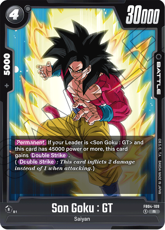 Son Goku : GT - Ultra Limit - Rare - FB04-109