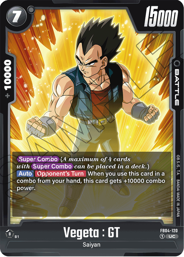 Vegeta : GT - Ultra Limit - Uncommon - FB04-120