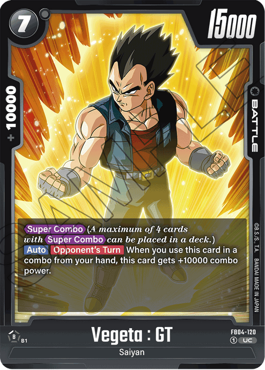 Vegeta : GT - Ultra Limit - Uncommon - FB04-120