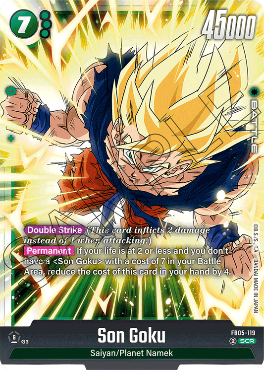 Son Goku - FB05-119 - New Adventure - Secret Rare - FB05-119