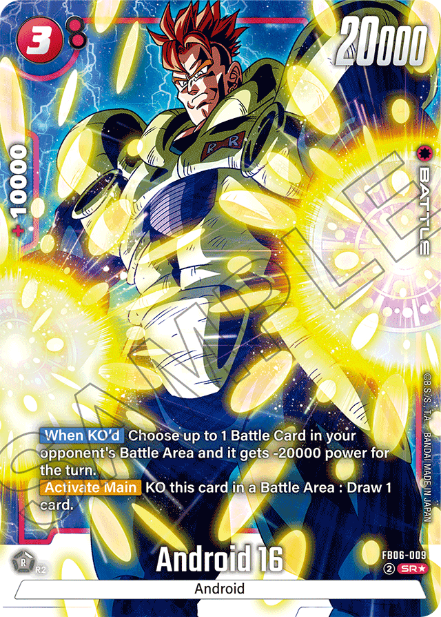 Android 16 - FB06-009 (Alternate Art) - Rivals Clash - Super Rare - FB ...