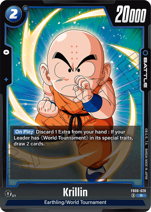 Krillin - FB06-028 - Rivals Clash - Rare - FB06-028