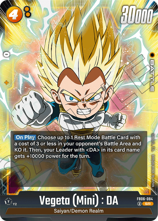 Vegeta (Mini) : DA - FB06-084 - Rivals Clash - Super Rare - FB06-084