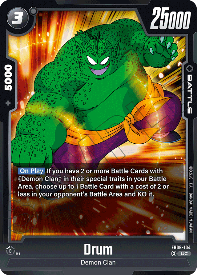 Drum - FB06-104 - Rivals Clash - Uncommon - FB06-104