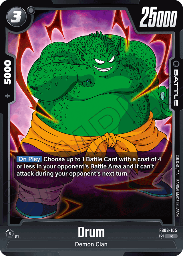 Drum - FB06-105 - Rivals Clash - Rare - FB06-105