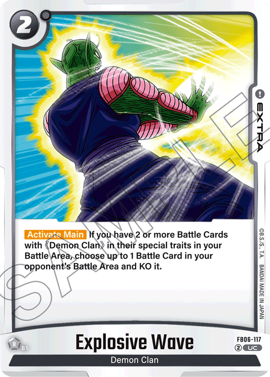 Explosive Wave - Rivals Clash - Uncommon - FB06-117