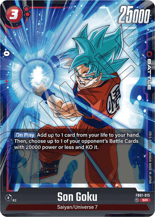 Son Goku - FB01-015 - Awakened Pulse - Super Rare - FB01-015