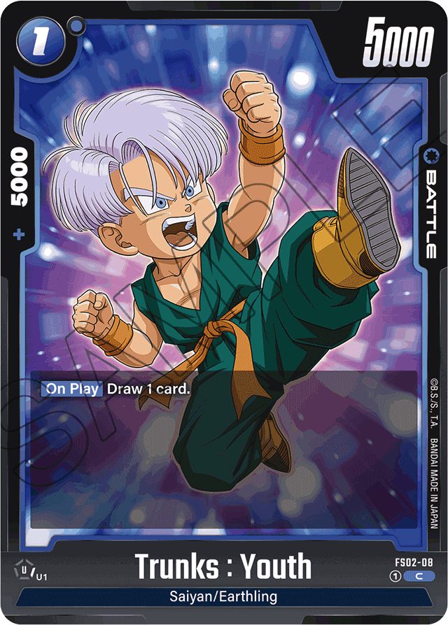 Trunks : Youth - FS02-08 - Starter Deck 2: Vegeta - Common - FS02-08