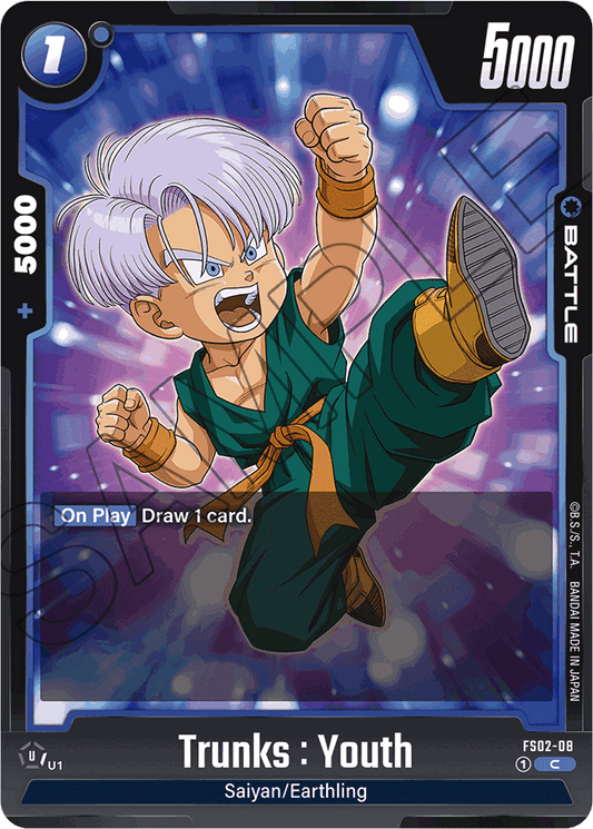 Trunks : Youth - FS02-08 - Starter Deck 2: Vegeta - Common - FS02-08