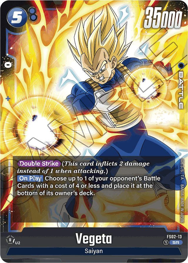 Vegeta - FS02-13 - Starter Deck 2: Vegeta - Super Rare - FS02-13