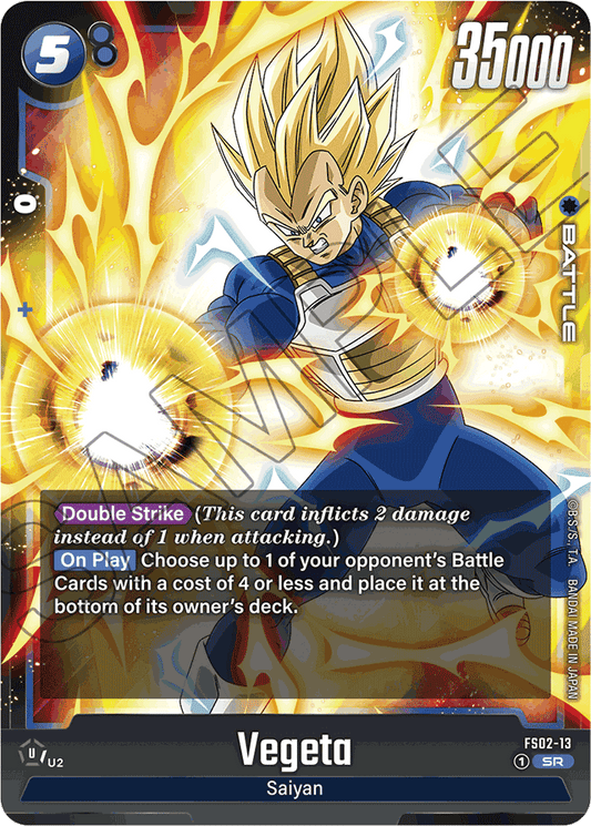 Vegeta - FS02-13 - Starter Deck 2: Vegeta - Super Rare - FS02-13