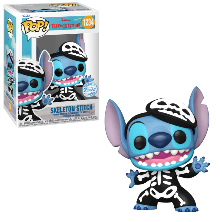 POP Disney: L&S- Skeleton Stitch w/CH(GW)