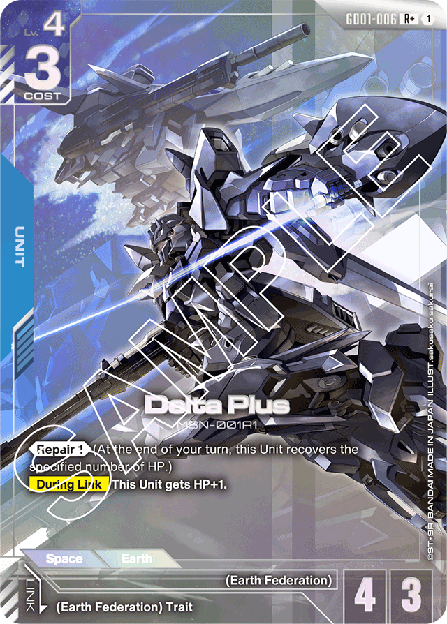 Delta Plus (R+) - Newtype Rising - R+ - GD01-006