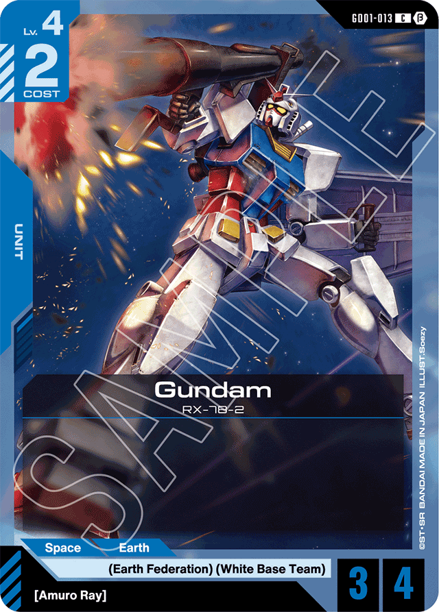 Gundam (GD01-013) - Edition Beta - Common - GD01-013