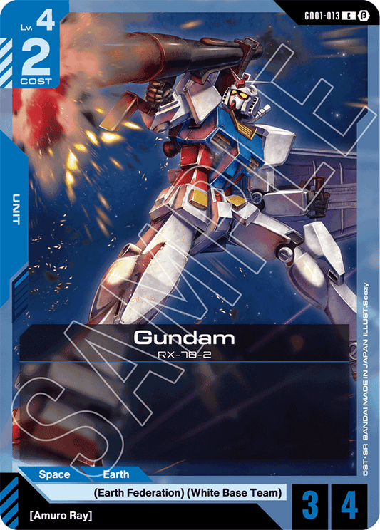 Gundam (GD01-013) - Edition Beta - Common - GD01-013
