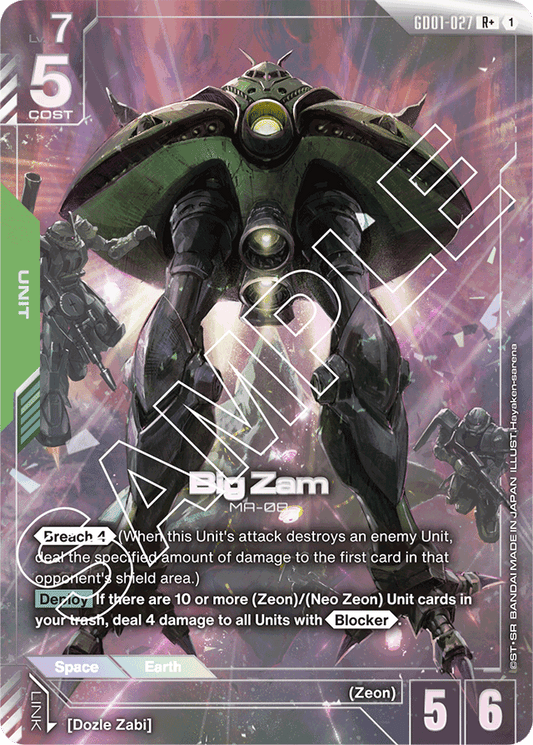 Big Zam (R+) - Newtype Rising - R+ - GD01-027