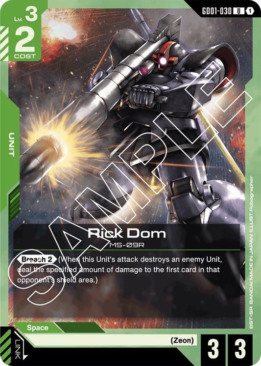 Rick Dom - Newtype Rising - Uncommon - GD01-030