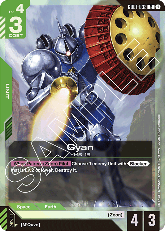 Gyan - Newtype Rising - Rare - GD01-032