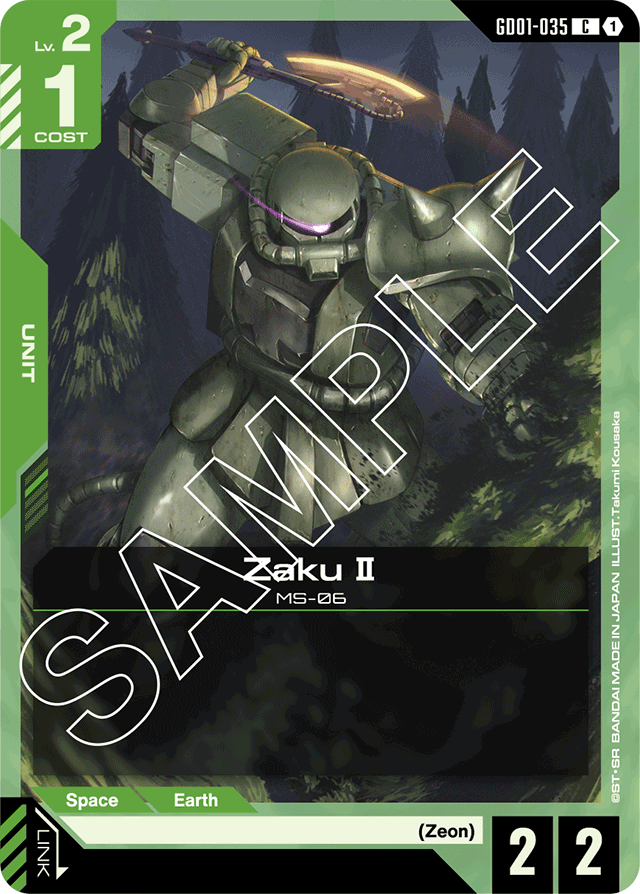 Zaku II - Newtype Rising - Common - GD01-035