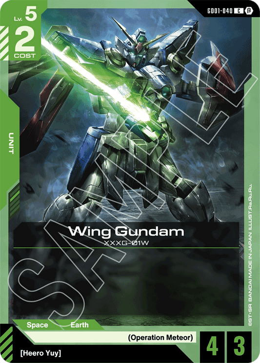 Wing Gundam - Edition Beta - Common - GD01-040