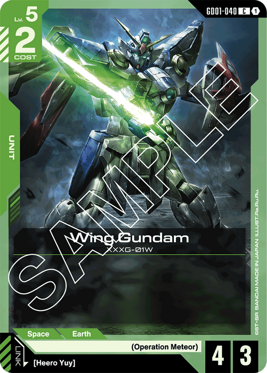 Wing Gundam (GD01-040) - Newtype Rising - Common - GD01-040