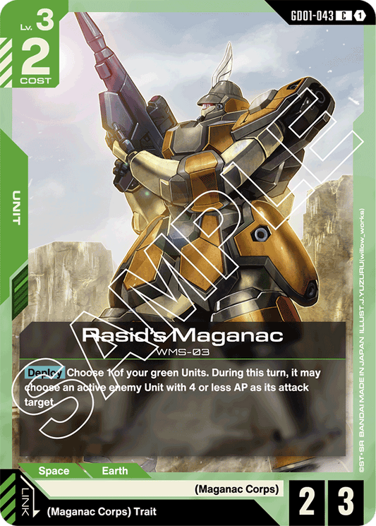 Rasid's Maganac - Newtype Rising - Common - GD01-043
